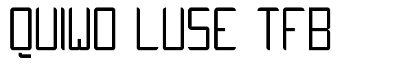 Quiwo Luse TFB font preview